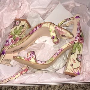 Floral heels